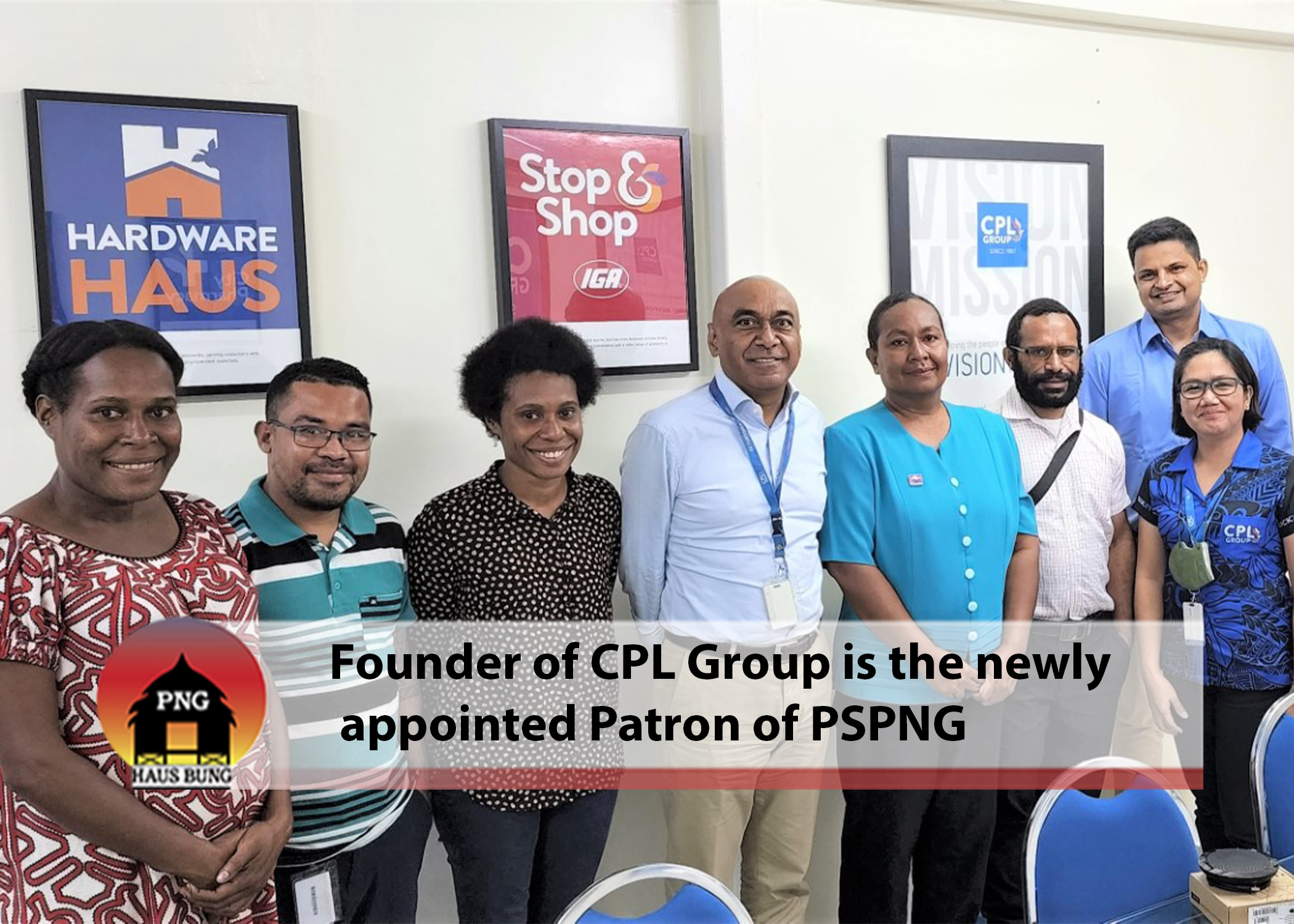 PHARMACEUTICAL SOCIETY OF PNG APPOINTS SIR MAHESH AS PATRON