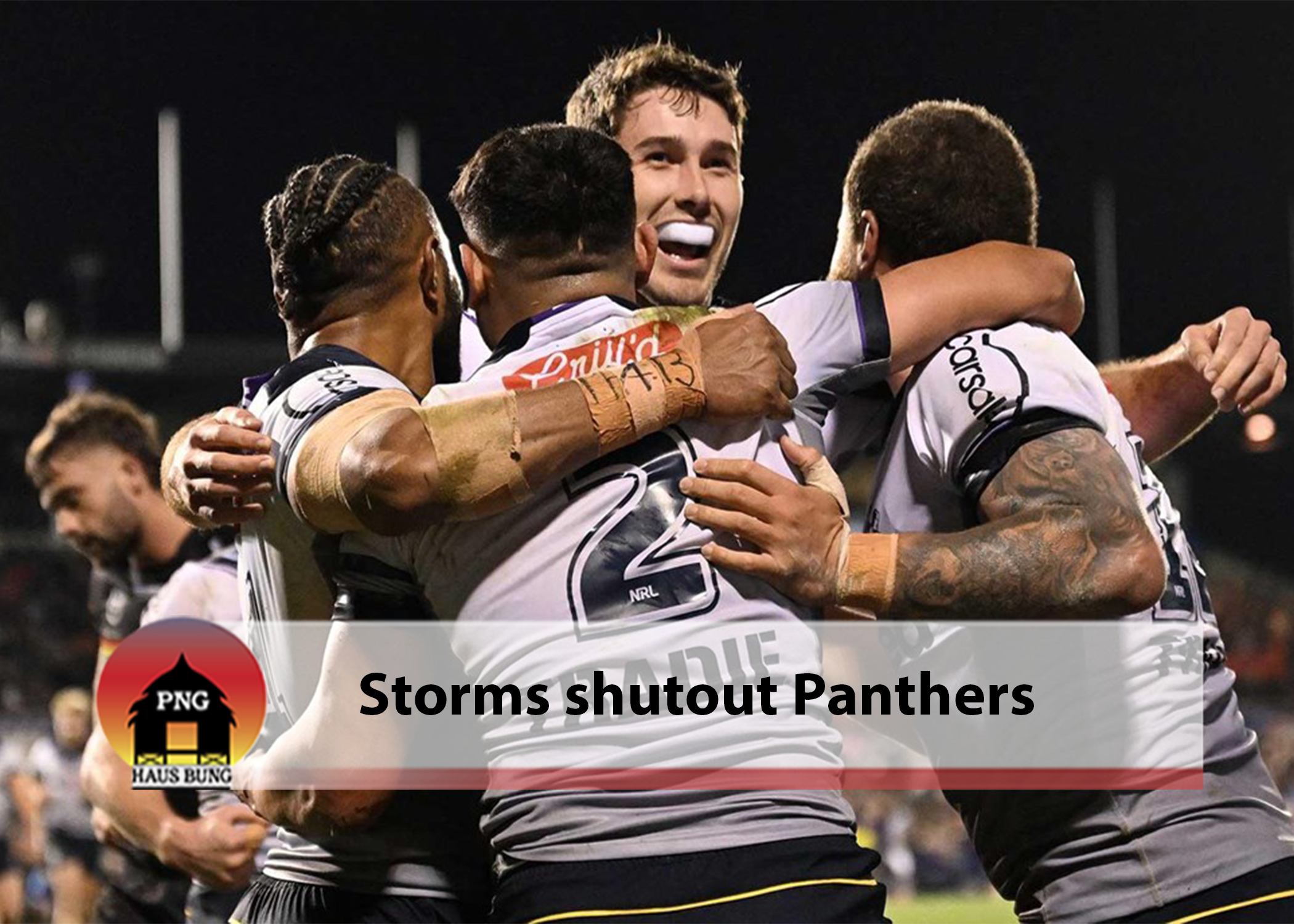 STORMS CRUISE PAST PANTHERS WITH A 16-0 WIN