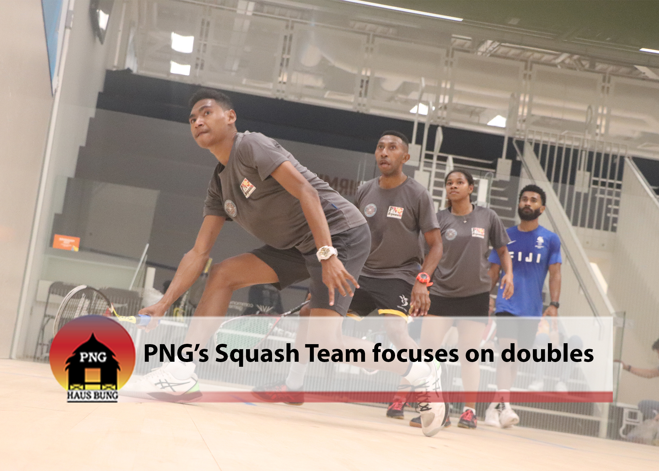 SQUASH TRIO TO RESET AND PREPARE FOR DOUBLES