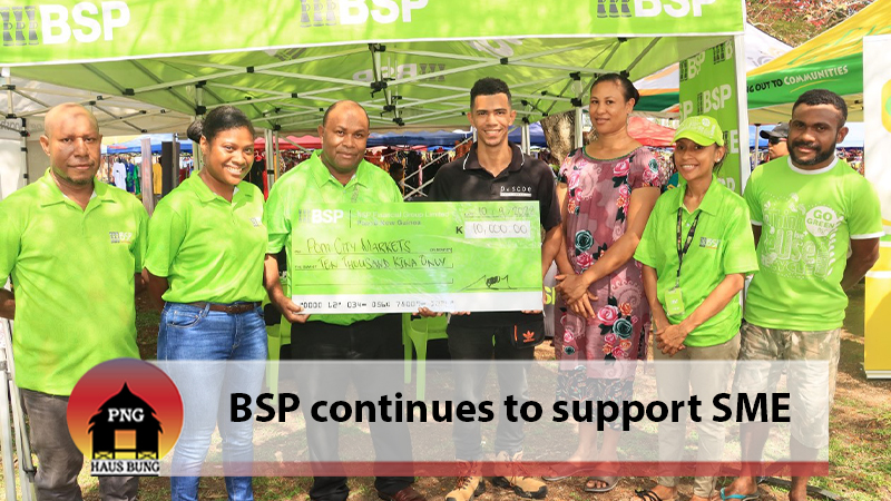 BSP SUPPORTS POM CITY MARKETS WITH K10,000