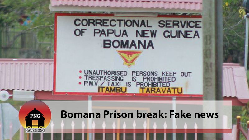 CIS COMMISSIONER DEBUNKS BOMANA BREAKOUT