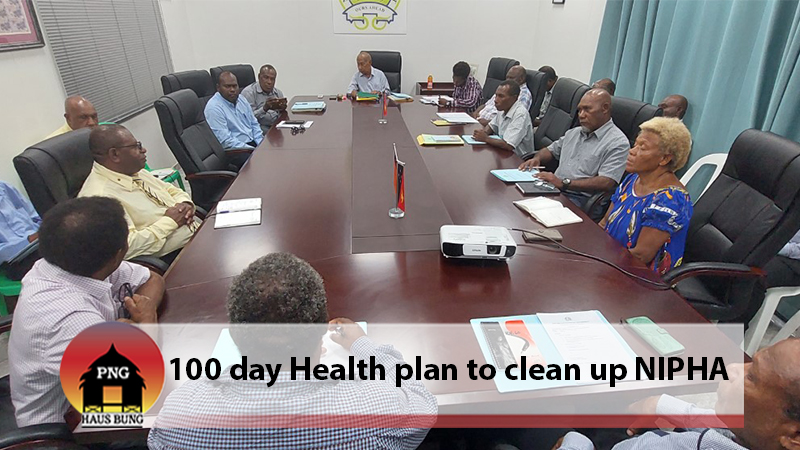 NIP HEALTH AUTHORITY TO PRODUCE HEALTH MANAGEMENT PLAN