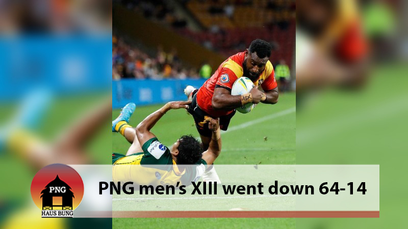 AUST PM's XIII MEN BEAT A SPIRITED PNG PM's XIII MEN