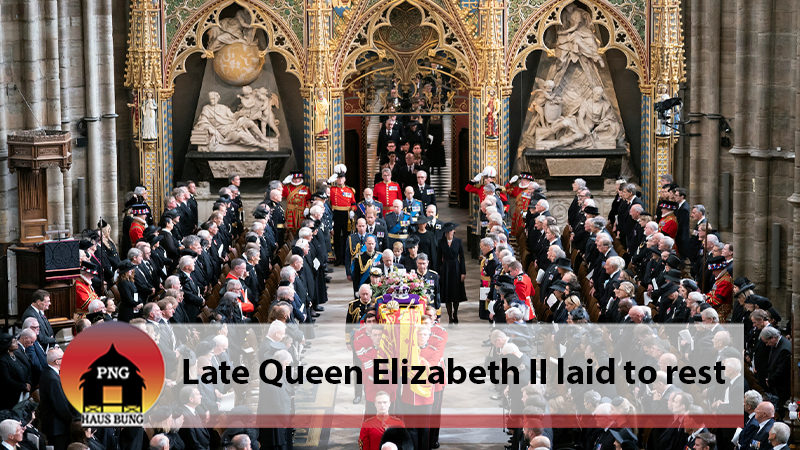 QUEEN ELIZABETH II BURIED ALONGSIDE LATE HUSBAND