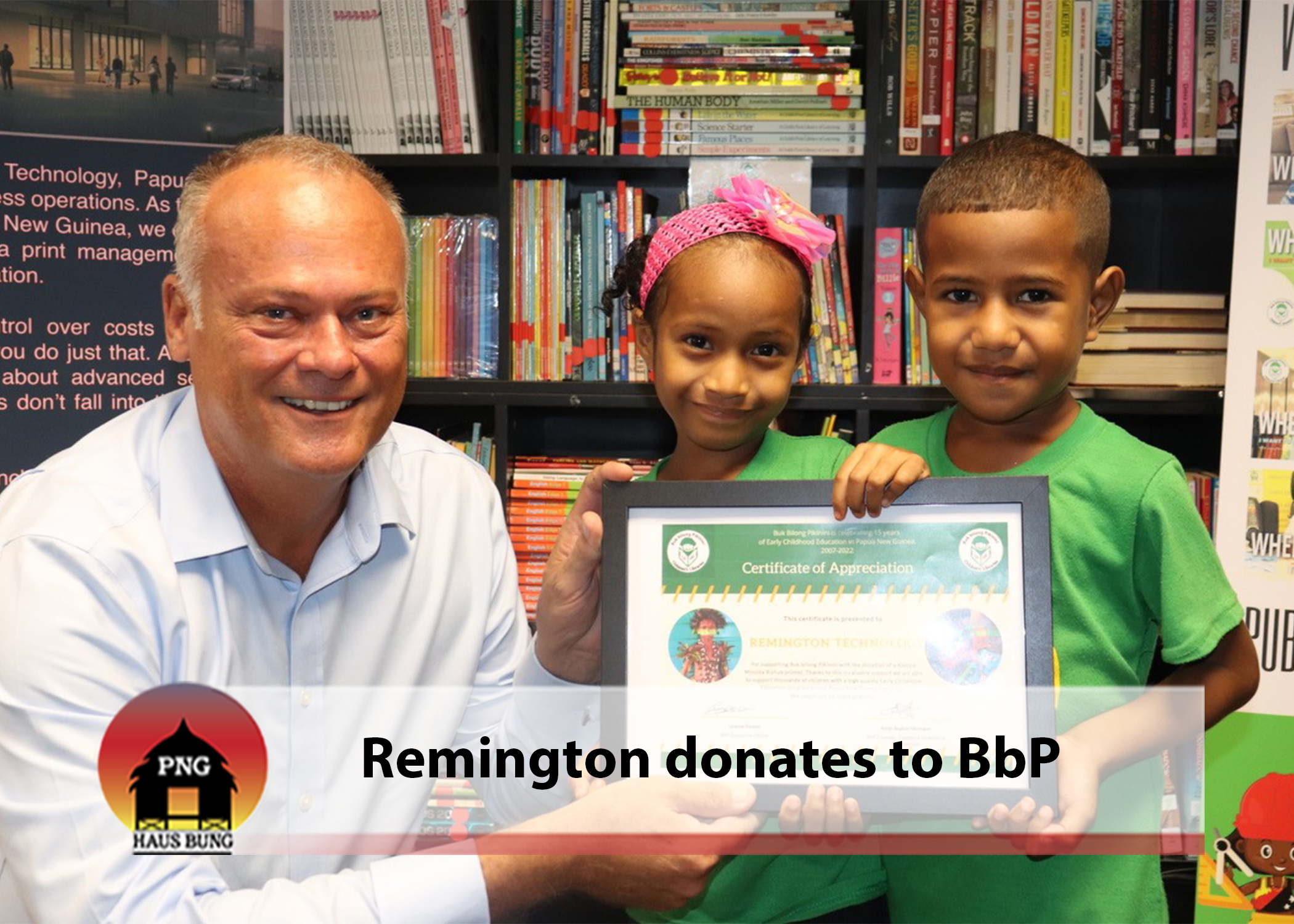 REMINGTON SUPPORTS BbP's EARLY LEARNING LITERACY PROGRAMS