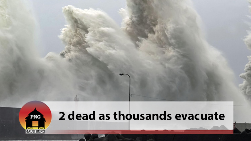 TYPHOON NANMADOL BATTERS WESTERN JAPAN