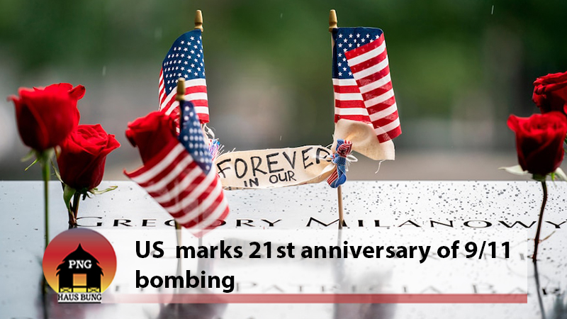 BIDEN RECALLS UNITY AND VOWS VIGILANCE ON 9/11 ATTACK