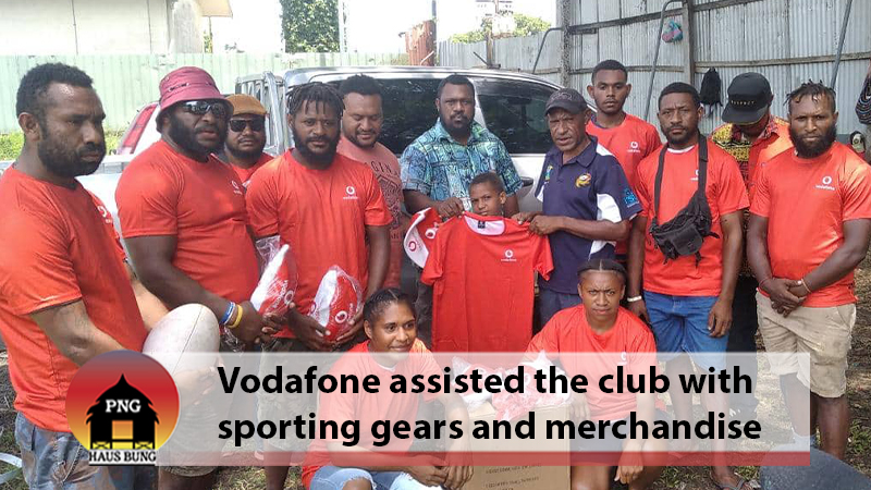  VODAFONE PNG SUPPORTS MADANG ROYALS RUGBY LEAGUE CLUB