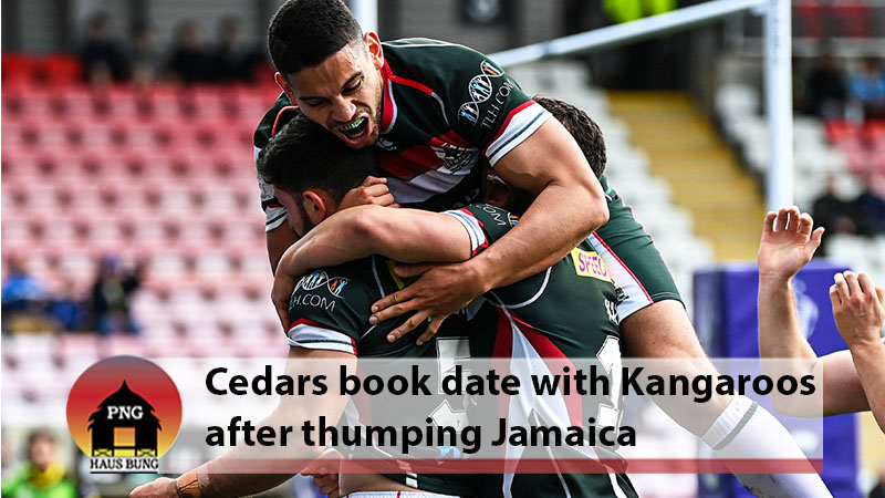 DOUEIHI STEERED LEBANON TO A 74-12 VICTORY OVER JAMAICA