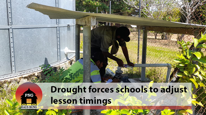 PROLONGED DROUGHT AFFECTING SCHOOLS IN ENB