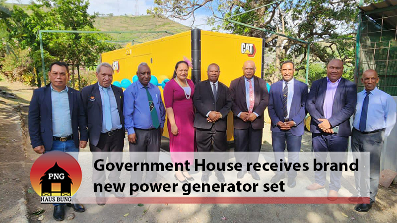 GG THANKS WORKS DEPT FOR POWER GENERATOR