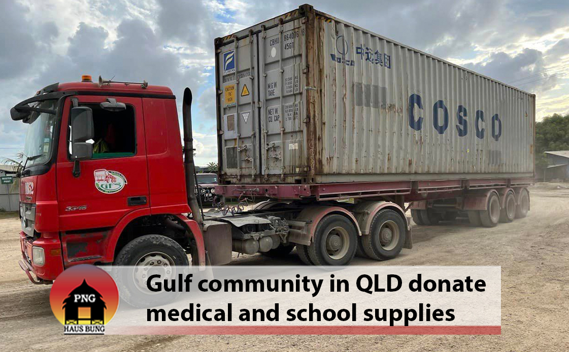 PNG GULF ASSOCIATION DONATES ITEMS TO PEOPLE OF GULF PROVINCE