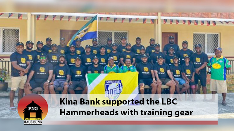 KINA BANK SUPPORTS MOROBE HAMMERHEADS