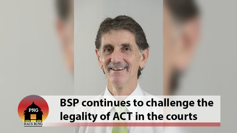 ACT PARKED IN ESCROW ACCOUNT