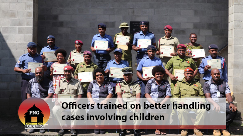 LAW OFFICERS RECEIVE TRAINING ON CHILD PROTECTION