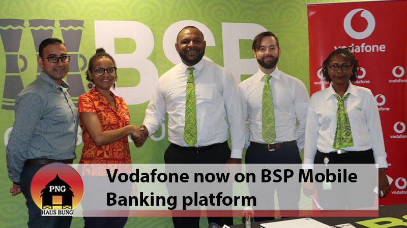 VODAFONE TEAMS UP WITH BSP IN MOBILE BANKING