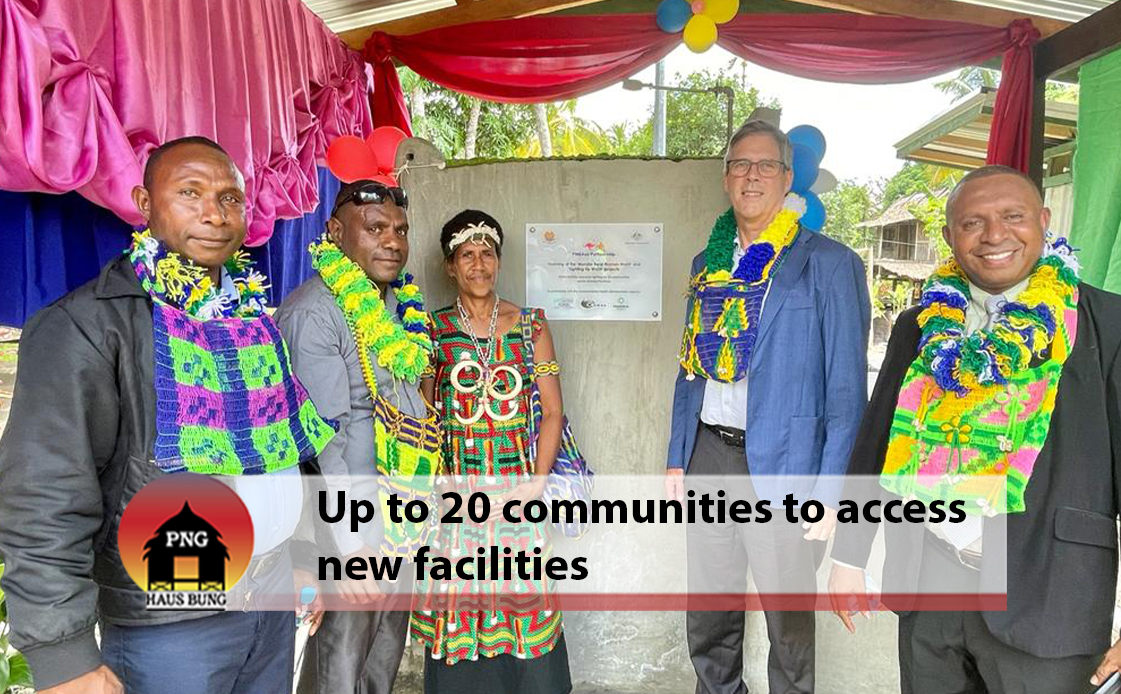 NEW WASH AND SOLAR FACILITIES IMPROVING HEALTH STANDARDS