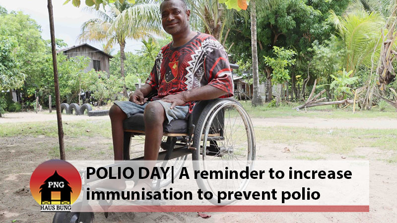 WORLD POLIO DAY FOCUSED ON A HEALTHIER FUTURE FOR CHILDREN