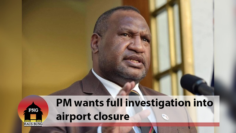 PM STRONGLY CONDEMNS JACKSONS AIRPORT SAGA