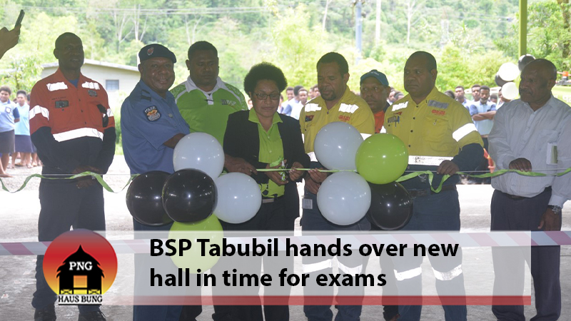 BSP PARTNERS WITH OTML TO BRING TIMELY RENOVATION OF SCHOOL HALL