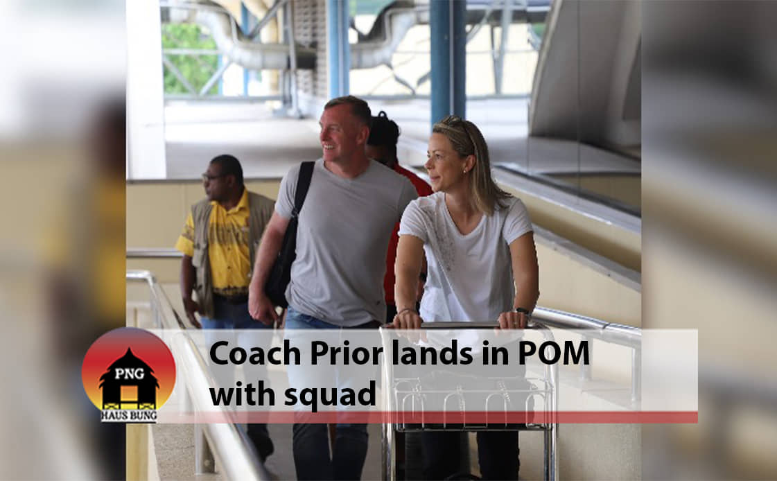 NEW PNG WOMEN’S NATIONAL FOOTBALL TEAM COACH ARRIVES IN POM