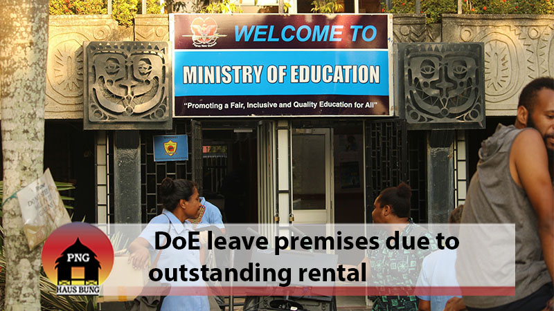 EDUCATION DEPARTMENT KICKED OUT OF FINCORP HAUS