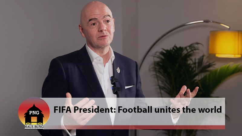FIFA PRESIDENT CALLS ON WORLD LEADERS TO WORK TOWARDS ENDING UKRAINE RUSSIA CONFLICT
