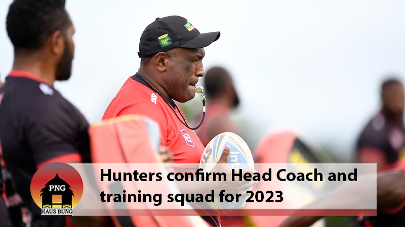 STANLEY TEPEND IS HUNTERS HEAD COACH FOR 2023