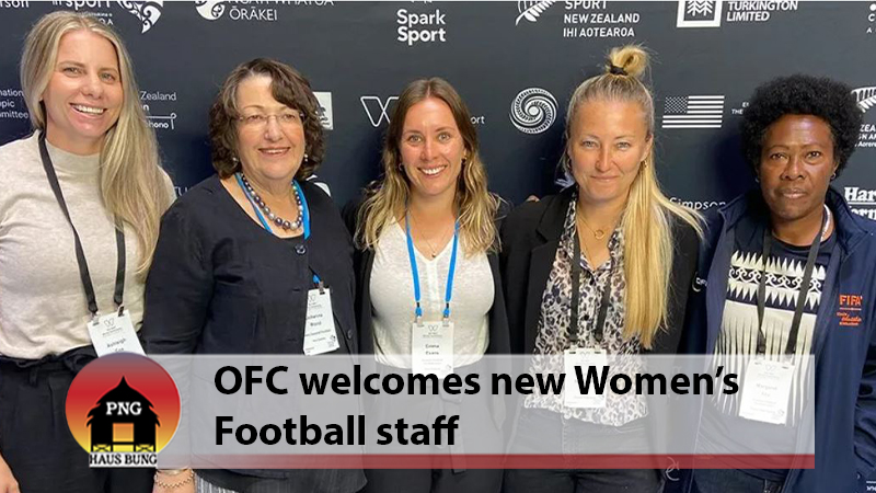 PNG'S MARGARET AKA JOINS  OFC TEAM
