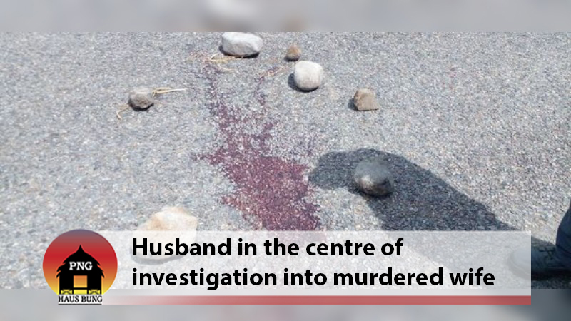 HUSBAND IN POLICE CUSTODY FOR ALLEGEDLY MURDERING WIFE
