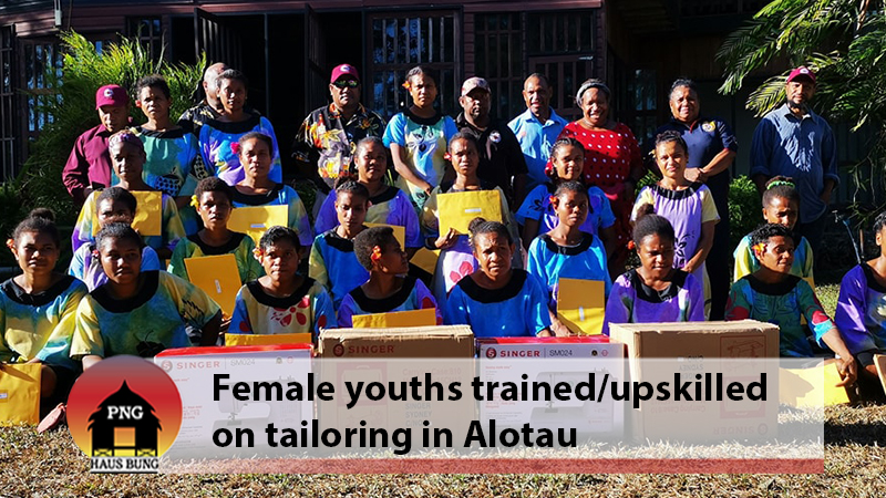 22 FEMALES TOOK ON TRAINING ON TAILORING AND FASHION DESIGN