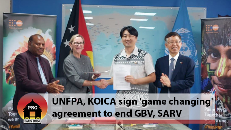 UNFPA & KOICA LAUNCH PROJECT TO ADDRESS GBV & SARV