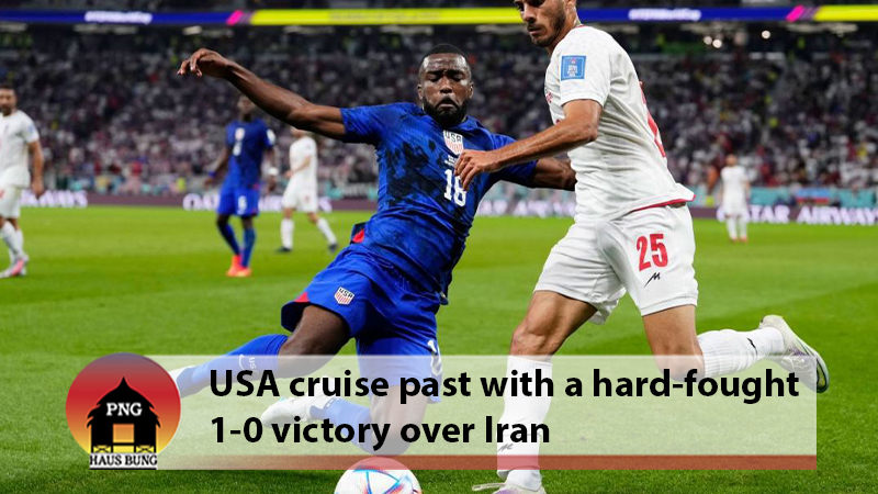 USA ADVANCES TO FIFA WORLD CUP KNOCKOUT STAGE