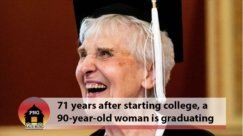 90 YEAR OLD PROVES IT'S NEVER TO LATE TO ACHIEVE DREAMS