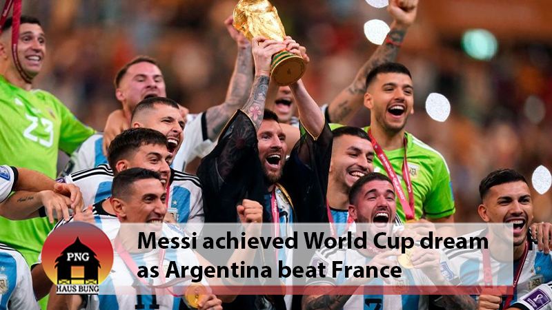 ARGENTINA WIN WORLD CUP FINAL ON PENALTIES