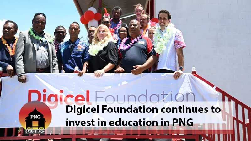 DIGICEL FOUNDATION OPENS NEW CLASSROOM FOR TUBUSEREIA PRIMARY