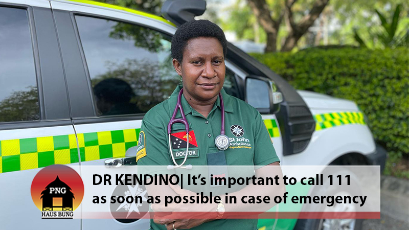PEOPLE URGED TO CALL THE AMBULANCE IN A MEDICAL EMERGENCY