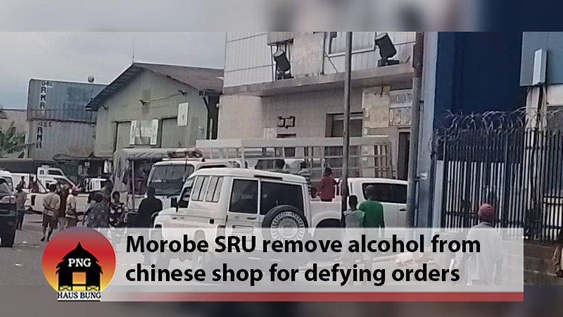CHINESE SHOP IN MOROBE CAUGHT TRADING BEER DURING LIQUOR BAN