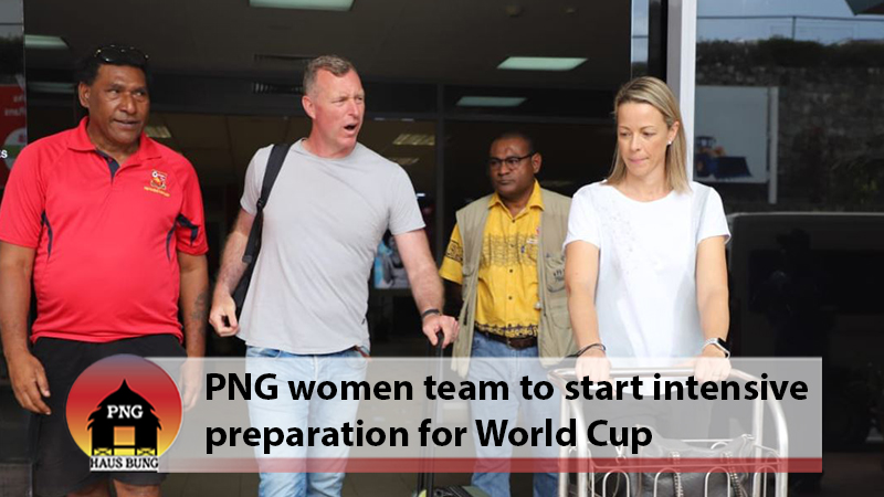 PNG WOMEN'S COACH PUSHING PLAYERS AS WORLD CUP PLAYOFFS LOOM