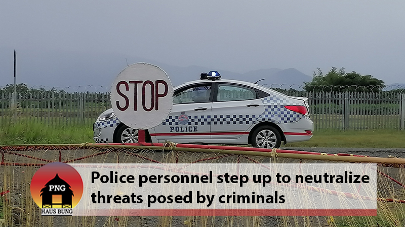 MILNE BAY POLICE BEEF UP FORCES NEAR GILIGILI
