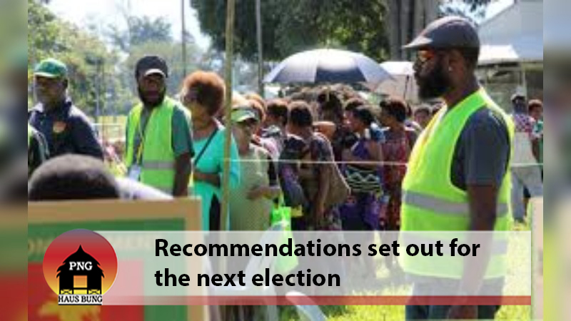 SECURITY PANEL LAYS OUT RECOMMENDATIONS FOR PNGEC