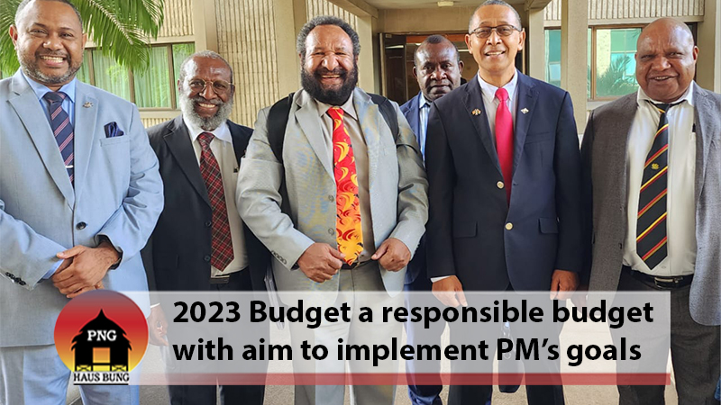 TREASURER RESPONDS TO OPPOSITION'S VIEW ON 2023 BUDGET