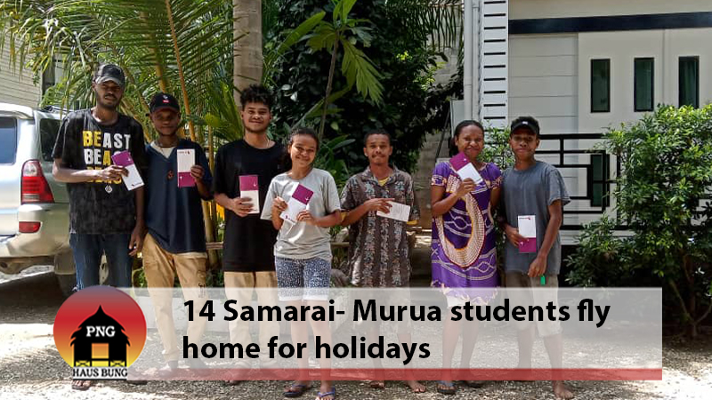 SAMARAI MURUA TERTIARY STUDENTS SENT HOME FOR HOLIDAYS