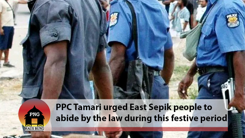 CHRISTMAS OPERATIONS UNDERWAY IN EAST SEPIK