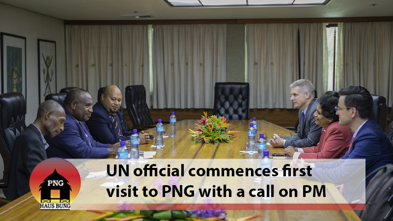 UNDP COMMITTED TO STRENGTHENING PARTNERSHIP WITH PNG