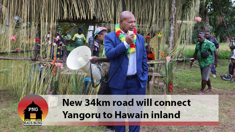 HAWAIN-YANGORU ROAD TO BE BUILT