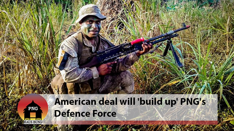 DEFENCE COOPERATION AGREEMENT WITH US FOCUS ON CAPACITY BUILDING FOR PNGDF
