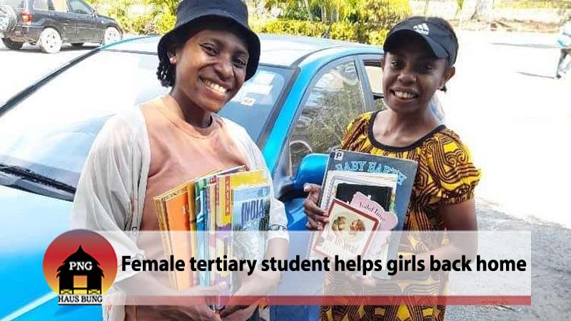 YOUNG AUDREY LENDS A HAND TO GIRLS BACK IN HER VILLAGE