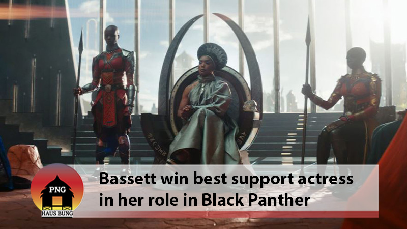 ANGELA BASSETT WINS AWARD FOR BEST SUPPORTING ACTRESS IN A MOTION PICTURE