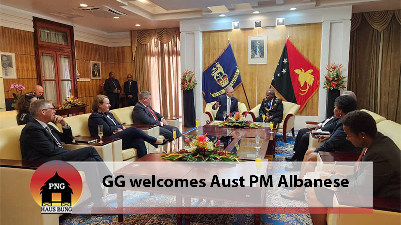 PM ALBANESE MARKS COURTESY CALL TO GG ON HIS FIRST VISIT